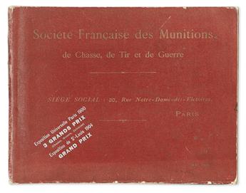 (TRADE CATALOG--GUNS.) Société Française des Munitions de Chasse, de Tir et de Guerre.